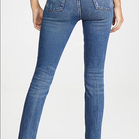 {Good American} Good Curve Jeans distressed 27 - Picture 2 of 8